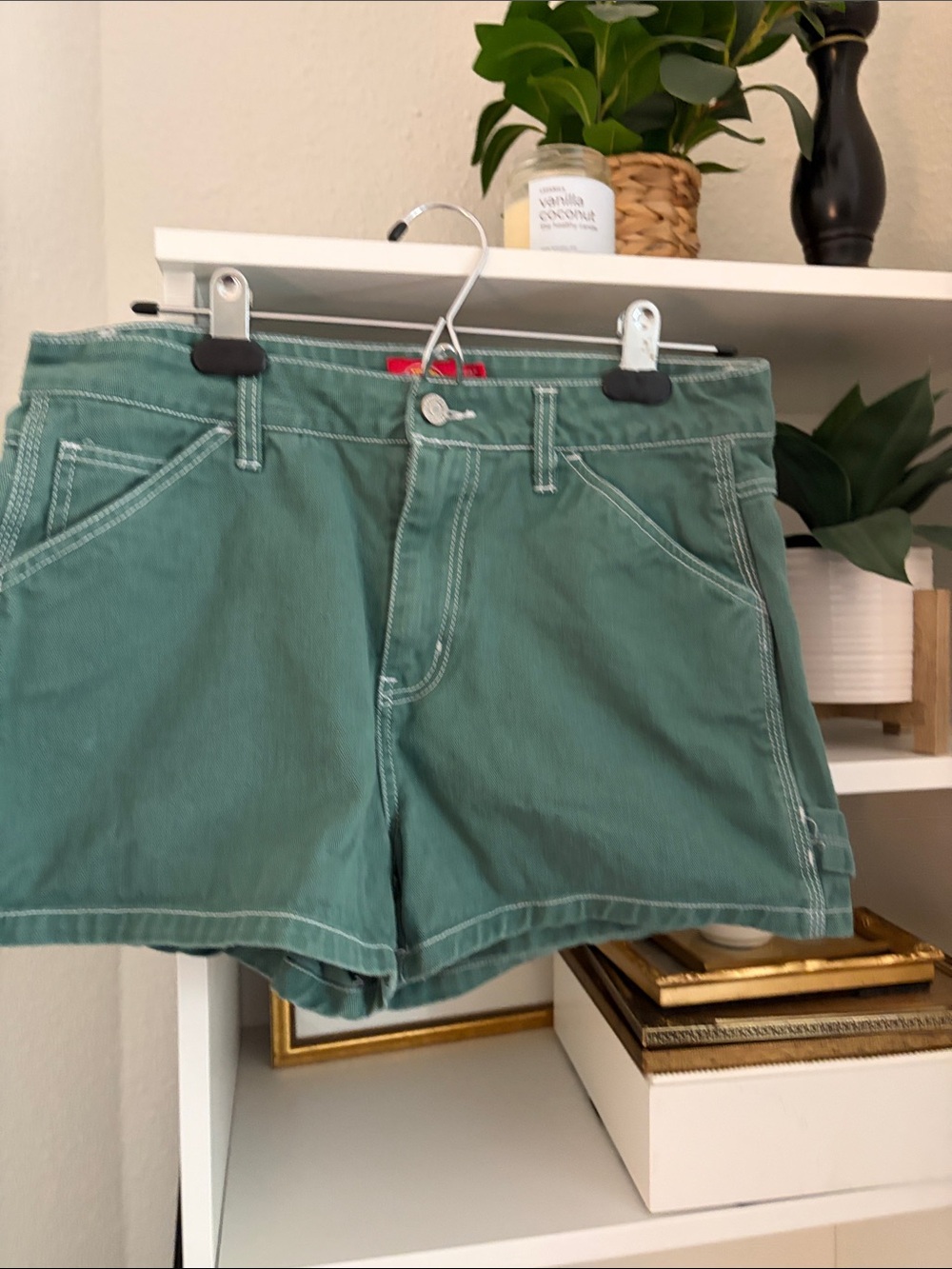 DICKIES Teal Green Workwear Shorts